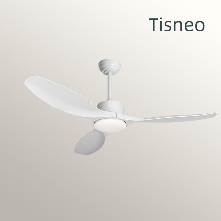 52 inch remote control pure copper motor modern shape ceiling fan with light