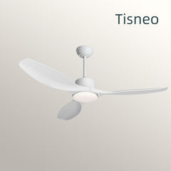 52 inch remote control pure copper motor modern shape ceiling fan with light